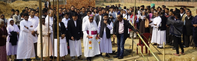 Foundation Stone was laid for the Peace Center in Nagaland