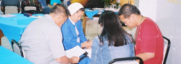 2005 participants in small group, including a religious sister