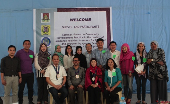 The resource persons together with the MSU Community Development Department faculty and the Masteral Students